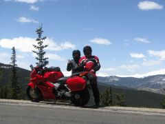 Bill and Analise on Squaw Pass