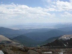 Mt Evans up the hwy 285 coridor to Kenosha Pass