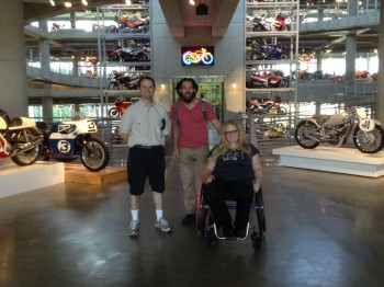 Ron_Al and Stewy and Riot Grrrl see the Barbers Museum