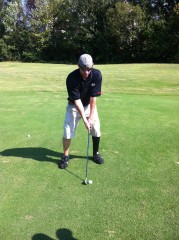 Golfing Sept 2012 - You ain't COOL unless you wear a compression sock!