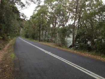 Wiseman's Ferry Rd. Next to Nepean River.