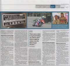 2 Wheel Ordeal Published in MCN