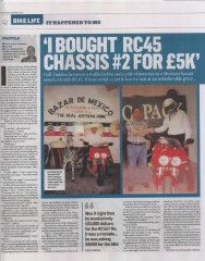 2 Wheel Ordeal Published in MCN