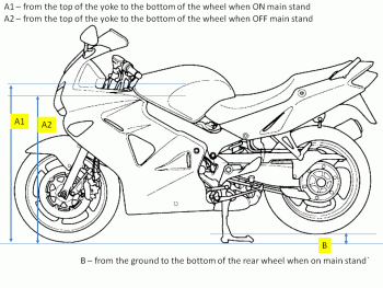 VFR800   suspension height