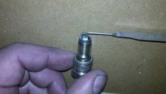 Gapping the iridium spark plugs