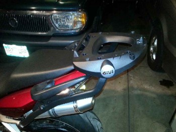 Givi rack for Blade Trunk