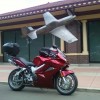 My top two, all-time favorite machines on the planet. VFR & P-51 Mustang
