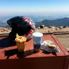 Mountain top lunch! looking east over Colorado Springs, CO