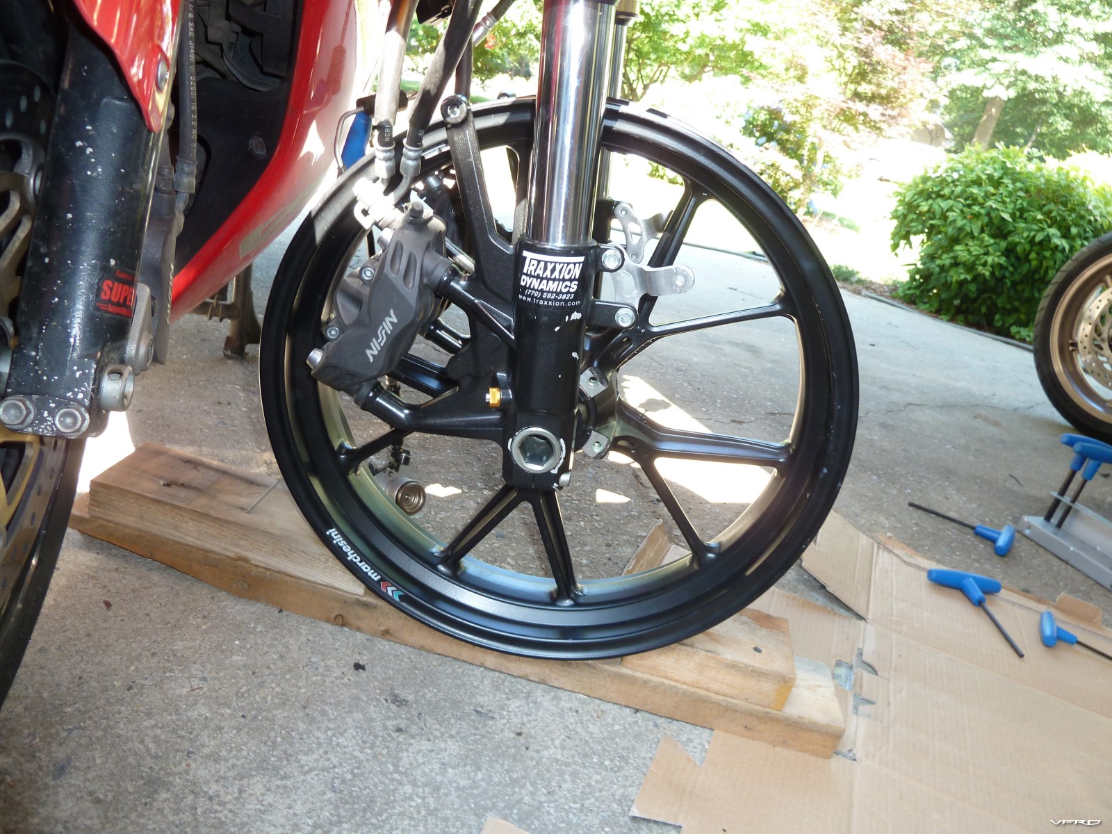 USD Forks and Duc rear wheel