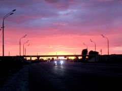 sunset near Tver