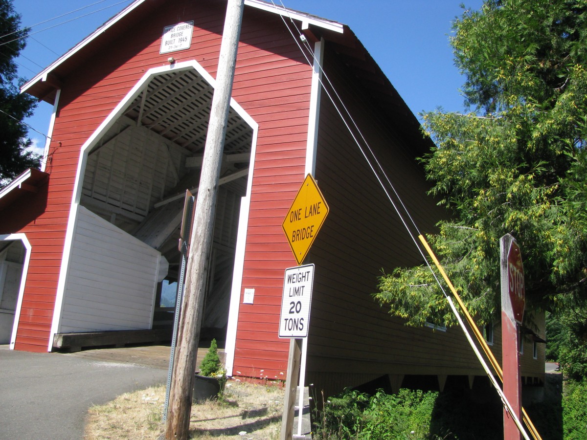 Covered Bridge at Westfir Oregon