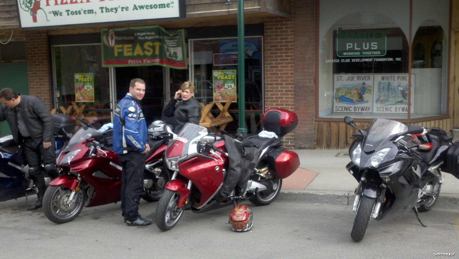 Radar at a stop in Saint Maries Oregon