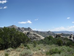 Looking Back at the City Of Rocks