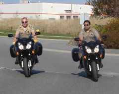 Ponch & John (BartmanEH and Speedball73 do not endorse riding without a helmet even at low speed)