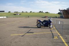 The bike parking (at 0700, racing starts at about 1100)