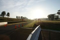 Sunrise over the last turn at EC