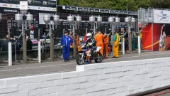 First Honda VF500 at Manx GP, TT Circuit, Isle of Man 2011
