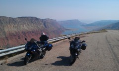 Flaming Gorge with CVVFR and didit bikes en route