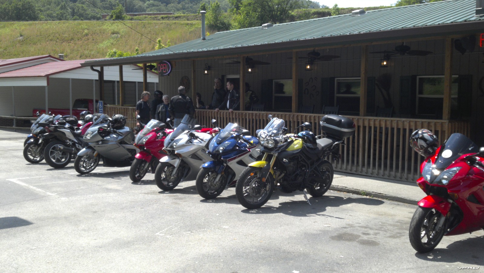 Hot Springs NC after riding the "rattler"
