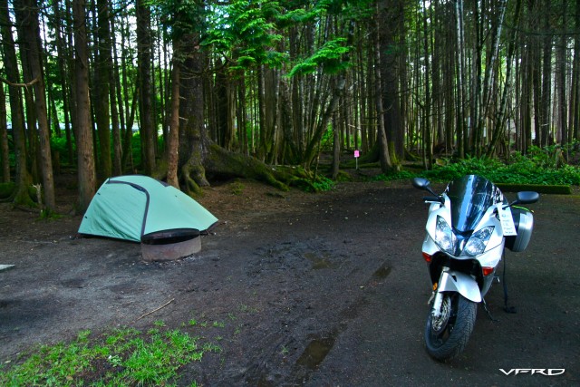 Camping at Cape Lookout, Oregon