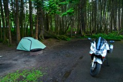 Camping at Cape Lookout, Oregon