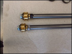 Rebound valves assembled