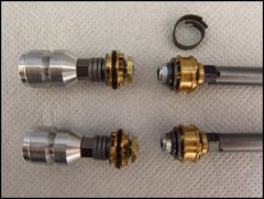 Compression and rebound valves (RT), assembled