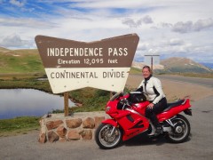 At Independence Pass, CO