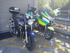 GSX1400 and BMW R1200RT-P