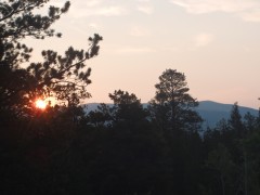 twin lakes camp sunrise