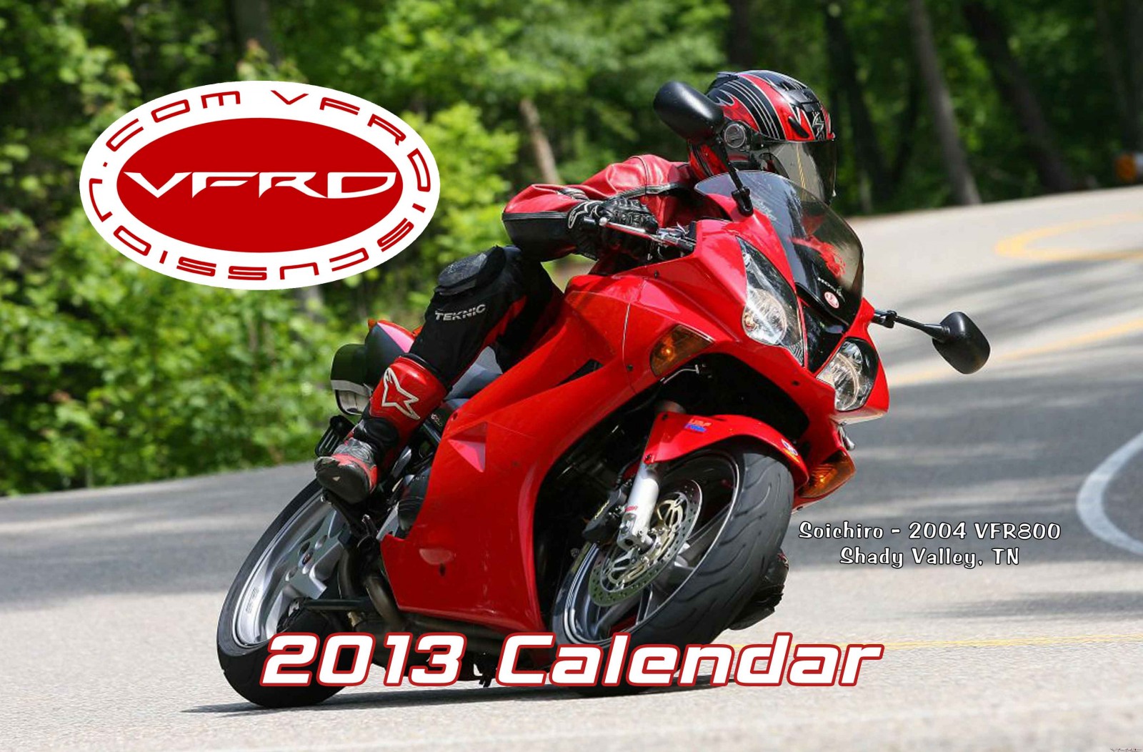 2013 VFRD Calendar