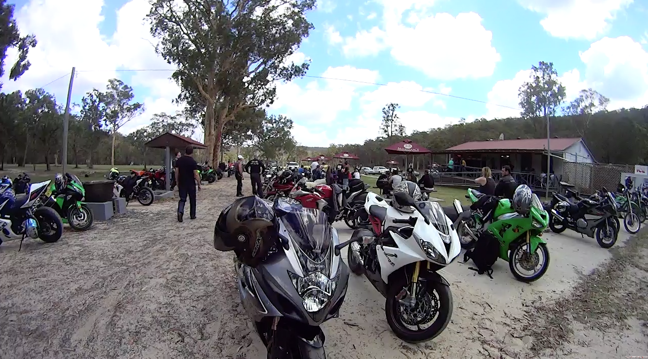 Grey Gams parking... more bikes