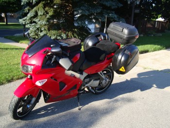 Givi 41e panniers and 46 liter trunk