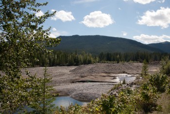 Highwood River taking new channels after the flood