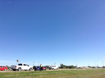 Big Sky in the Badlands of Alberta