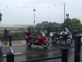 022.  Timaru ... having to punch through rain to get back to the dry