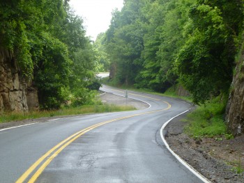 A typical southern WV road