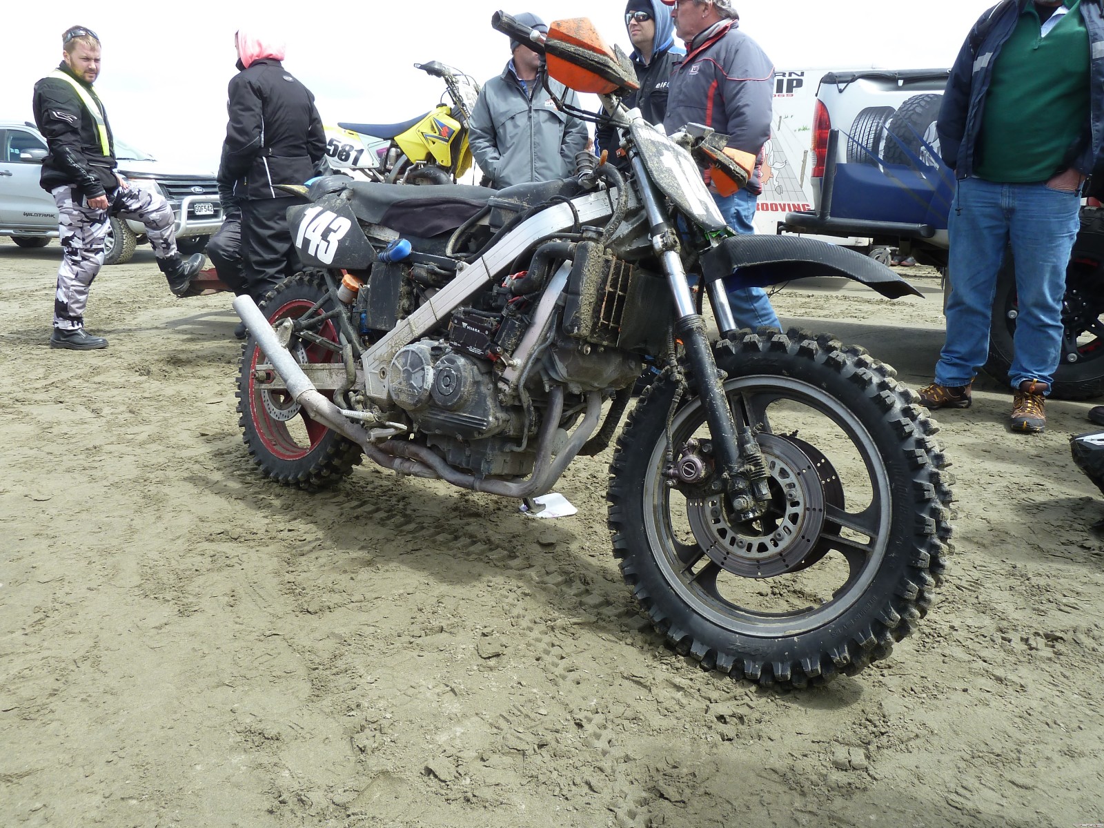 Burt Munro 2014 - VFR Beach Racer