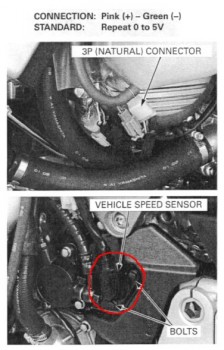 Speed Sensor   connector And location