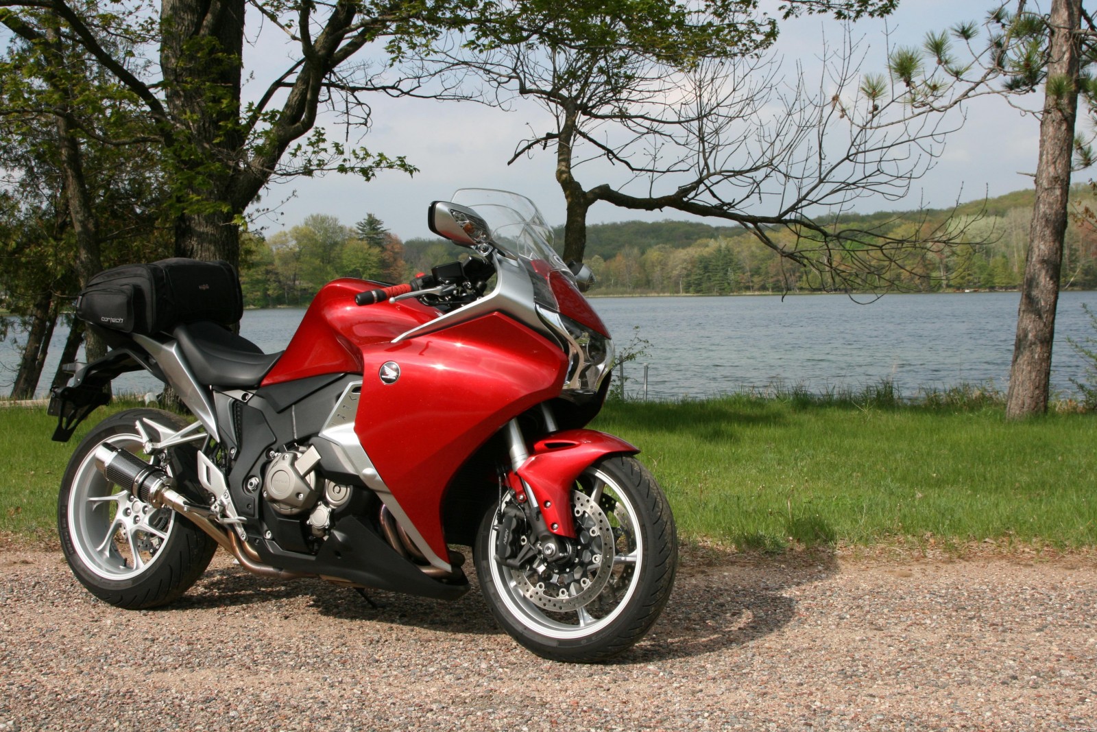 First ride with new slipon VFR1200 (132 mile ride)