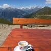 Time for an espresso coffee at Passo Giovo
