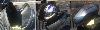 VFR Panniers   composite with helmet