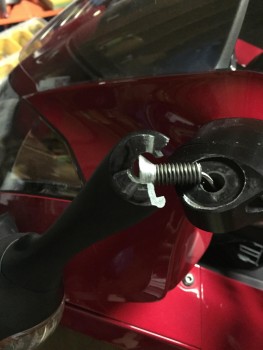 GSXR Mirror mount 2