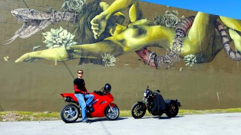 Honda VFR Wynwood Walls snake girl graffiti   Copy