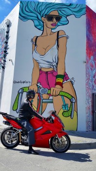 Honda VFR Wynwood Walls sexy girl graffiti   Copy