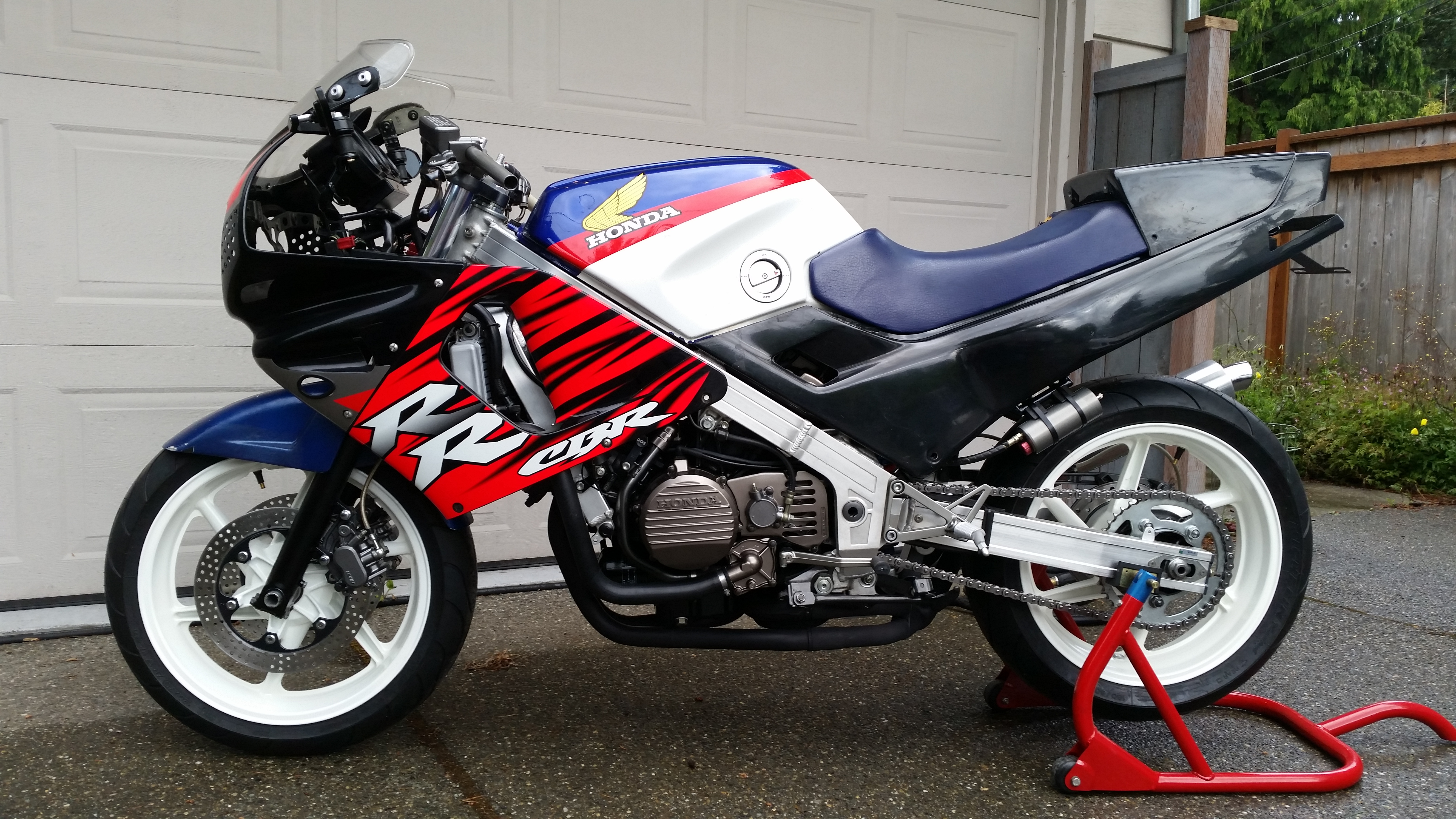 1986 Vfr Track Bike Out Of Parts Earlier VFRs VFRDiscussion