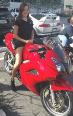 Sexy Asian Girl on Sexy Asian Bike