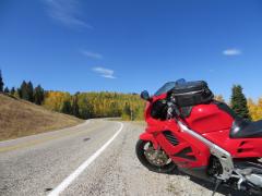 Clear skies and road