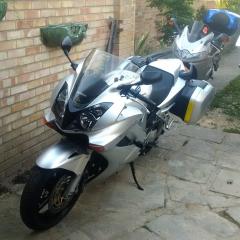 Just delivered, 1 Honda VFR Write off