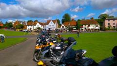 Lots of bikes for a Sunday morning